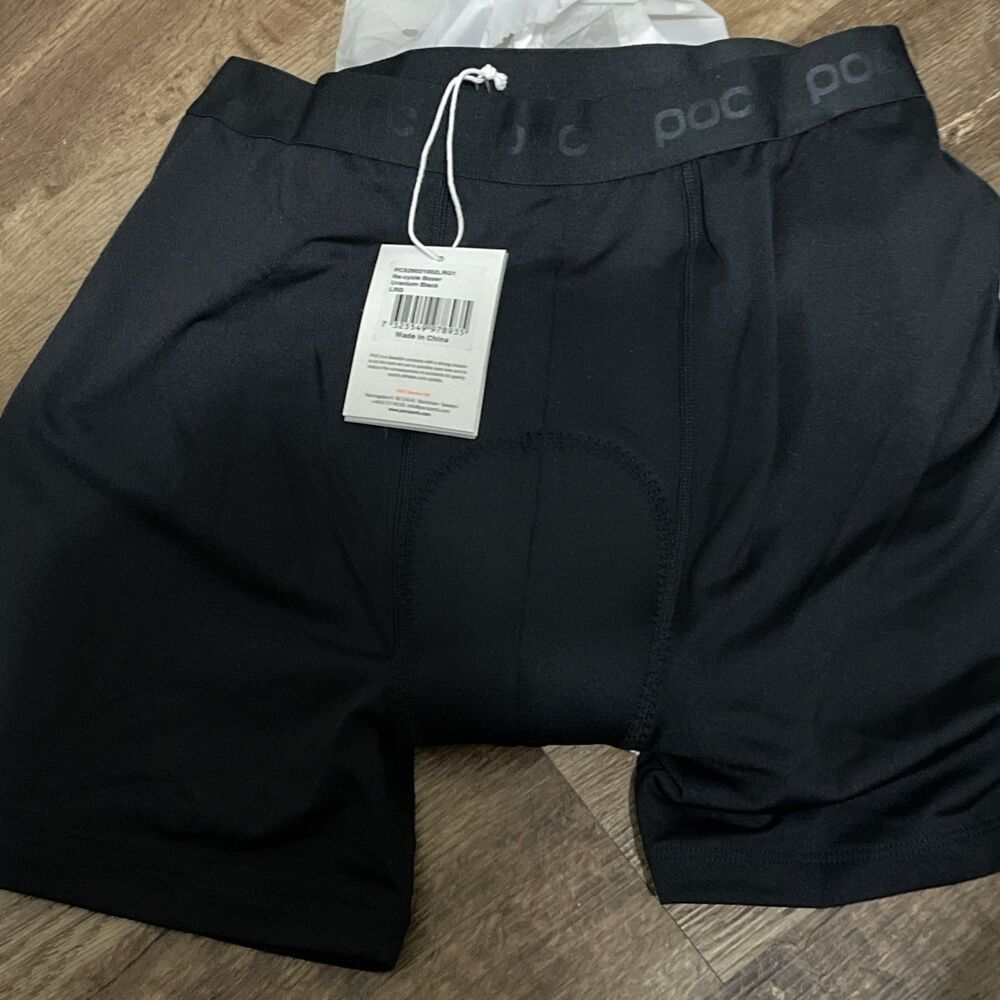 $90 New POC Re-cycle Cycling Boxers Uranium Black Padded Men’s